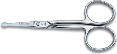 Produktbild von 3 Claveles 12043 - Nasenschere, gerade, rostfrei, 4"
