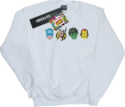 Produktbild von Marvel - "Avengers" Sweatshirt für Herren BI49177 (M) (Weiß)