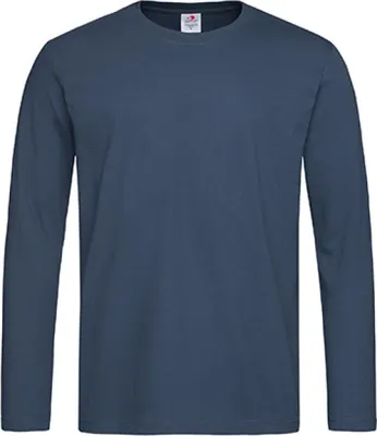 Produktbild von Stedman ST2130 | Comfort Longsleeve Herren T-Shirt - Farbe: Navy Blue - Größe: S