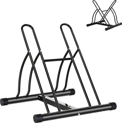Produktbild von Fahrradständer, Montageständer, Fahrrad Zubehör, Metall, Schwarz, 60 x 54 x 57