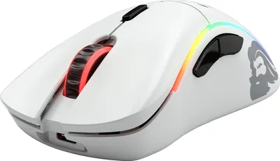 Immagine prodotto di Glorious Gaming Modello D Mouse da gioco senza fili Ultraleggero 69g fino a 71h di batteria bianco opaco USB
