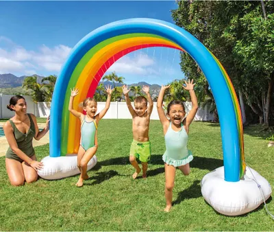 Produktbild von INTEX Rainbow Cloud Wassersprinkler Mehrfarbig 300x109x180 cm