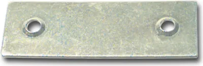 Produktbild von Blindplattl für Einlegstange, 18 x 53 mm, Stahl verzinkt