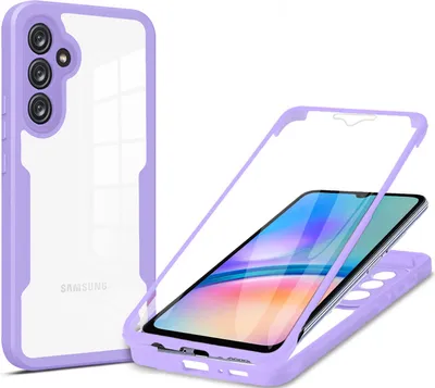 A phone case and a phone are displayed against a white background.