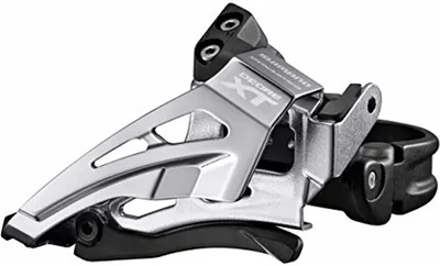 Produktbild von SHIMANO FD-M8025-L Deore XT Umwerfer, 2x11-fach, Top Swing, Down Pull, 66-69°, Low Clamp, schwarz/silber