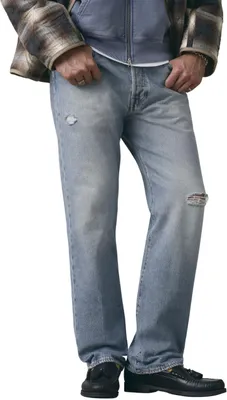 Produktbild von Levi's Herren Jeanshose 501 Original mit Knopfleiste, Straight Fit, Blau (Delano