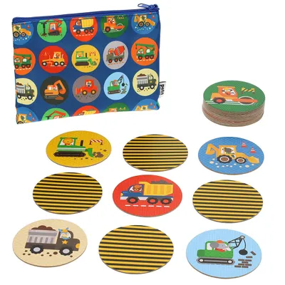 Obrázek produktu pro Petit Collage Pexeso stavební stroje