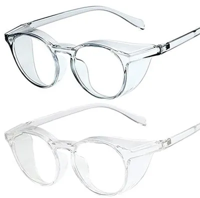 Image de Lunettes de sécurité anti-buée avec filtre anti-lumière bleue - pour hommes et femmes, lot de 2