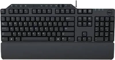 Zdjęcie produktu dla DELL KB-522, Pełnowymiarowy (100%), Przewodowa, USB, AZERTY, Czarny