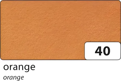 Produktbild von folia Bastelfilz 150g/m² orange 45cmx5m