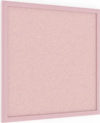 Produktbild von Pinnwand, Korktafel in Pink, 40x40 cm, Holzrahmen - Pink lackiert