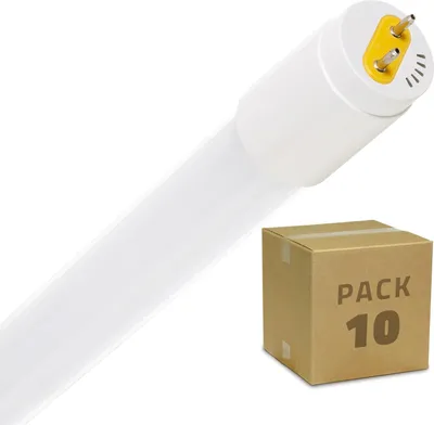 Produktbild von LED-Röhre T8 G13 120 cm Glas Einseitige Einspeisung 18W 120lm/W (Pack 10 Einh.) No Flicker 4000K Neutralweiß Nein
