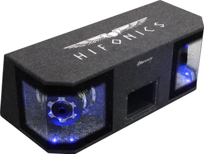 Produktbild von HIFONICS Dual Bass Woofer Bandpass Gehäuse Subwoofer Bassbox 20cm MR-8DUAL