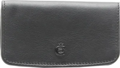 Produktbild von Esquire Leder Geldbörse Logo Coin Wallet Black schwarz