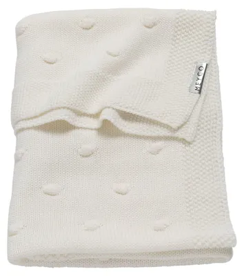 Produktbild von Meyco Babydecke Knots Offwhite 75 x 100 cm