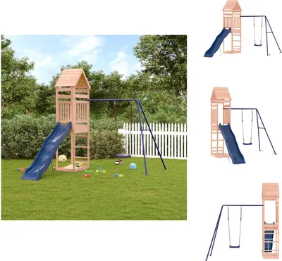 Produktbild von vidaXL Spielturm Massivholz Douglasie -  Schaukeln & Spieltürme