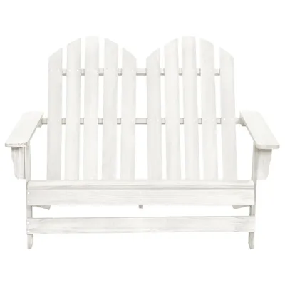 Immagine prodotto di Sedia da Giardino Adirondack a 2 Posti in Legno di Abete Bianca