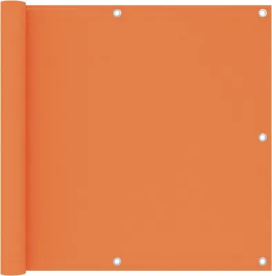 Produktbild von The Living Store Balkon-Sichtschutz Orange 90x600 cm Oxford-Gewebe