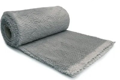 Obrázok produktu pre Kožušinový úplet, Umelá kožušina PEARL, svetlosivá 50 x 160 cm