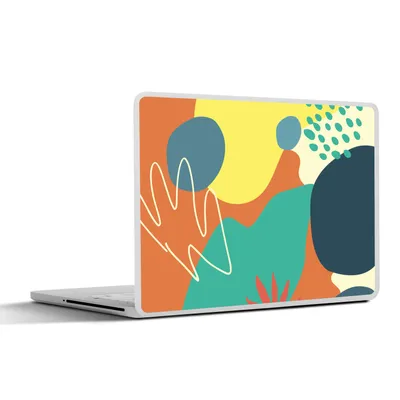 Produktbild von MuchoWow® Laptop Aufkleber Sticker Cover Sommer - Flecken - Pastell 32.5x23.5 cm - Sticker für Laptop - Selbstklebend