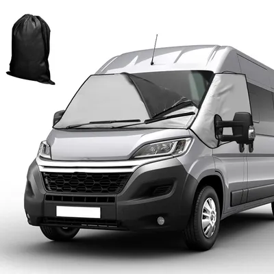 Produktbild von Frontscheibenabdeckung 210D Oxford für Peugeot Boxer, Citroen Jumper, Fiat Ducato X250/290 (2006-2025)