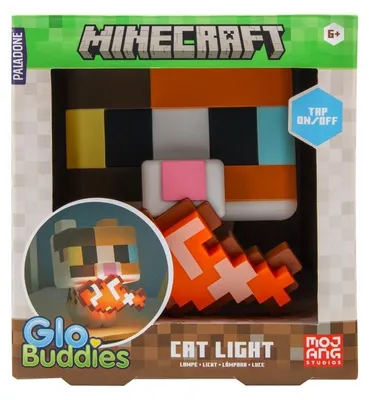 Obrázek produktu pro Stolní lampa Minecraft  Cat GloBuddies, vícebarevná, standardní
