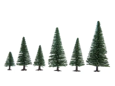 Immagine prodotto di NOCH 26820 H0,TT Modello di abete, 25 pezzi, altezza 5 - 14 cm