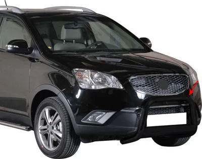 Produktbild von Frontbügel Frontschutzbügel für Ssangyong Korando 2011-2019 ø63mm Stahl Schwarz