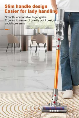 Produktbild von VC205 kabelloser Handstaubsauger - 27000Pa Saugkraft - Smart-Stauberkennung - Touchscreen - HEPA-Filter - 40 Min Laufzeit - Zyklon-Staubbehälter