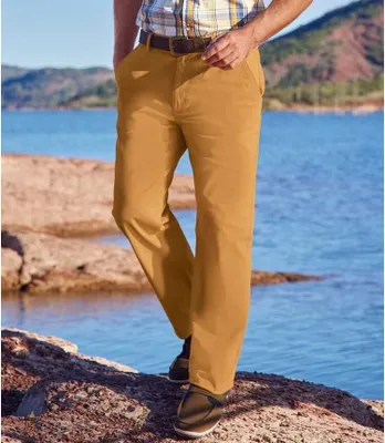 Image de Atlas For Men - Pantalon chino pour hommes AF1972 (50R) (Ocre)