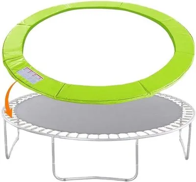 Image de Tapis de protection pour trampoline, 183 cm de diamètre, résistant aux UV, vert