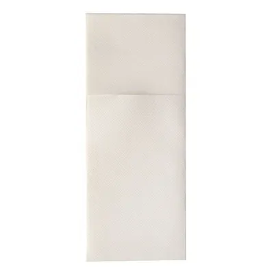 Produktbild von Bestecktaschen, Airlaid 40 cm x 48 cm weiss mit Besteckfalz