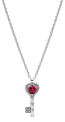 Produktbild von PANDORA Damenkette Herzschlüssel, Timeless, Sterlingsilber