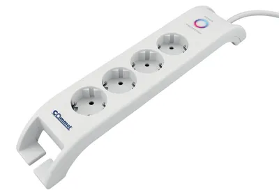 Obrázok produktu pre Rozvodnica 4X2P+E 2Xusbа 2M Biela Commel