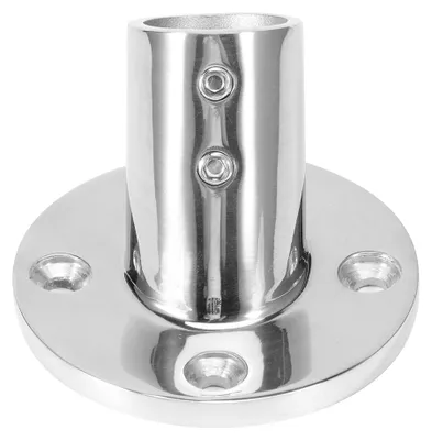 Zdjęcie produktu dla 60-stopniowa okrągła rurka podstawy poręczy balustrady 316 stal nierdzewna sprzęt morski25mm/1in