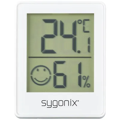 Produktbild von Sygonix Thermo-/Hygrometer Weiß SY-5267052