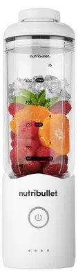 Obrázok produktu pre NutriBullet NBP013W, Prenosný mixér, 0,59 L, Drtenie ľadu, Biela