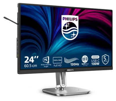 Produktbild von Philips 4000 series 24B2U4301/00, 60,5 cm (23.8"), 1920 x 1080 Pixel, Full HD, LCD, 4 ms, Grau