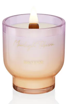 Produktbild von Duftkerze Mondlicht-Tuberose mit Holzdocht 280g Sojawachs 60 Stunden Brenndauer