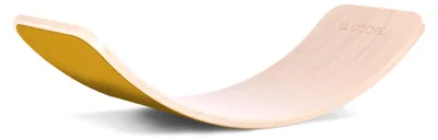 Produktbild von Wobbel Original Linnen/whitewash balansbord Mosterd