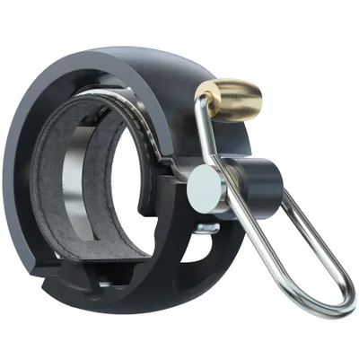 Produktbild von Knog Fahrradklingel Oi Luxe klein 22.2mm schwarz grau
