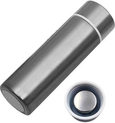 Image de Petite bouteille isotherme en acier inoxydable de 150 ml, à isolation sous vide, pour le café