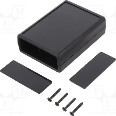 Zdjęcie produktu dla 1 x Obudowa: wymiary płyty: X: 66,5 mm, Y: 92 mm, Z: 28 mm, kolor: czarny, model: G521B-2$. Obudowa z płytą