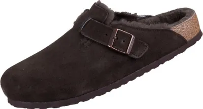 Produktbild von Birkenstock Hausschuhe BOSTON SHEARLING, Rauleder, Braun