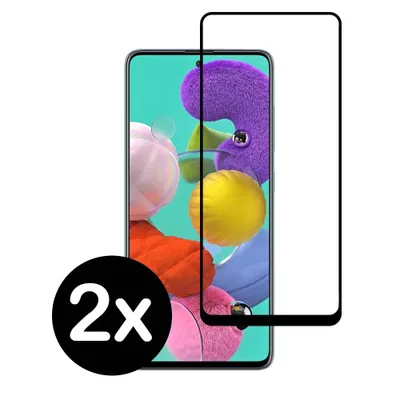 Immagine prodotto di Smartphonica Samsung Galaxy A51 full cover protezione schermo in vetro temperato con angoli arrotondati - 2 pezzi