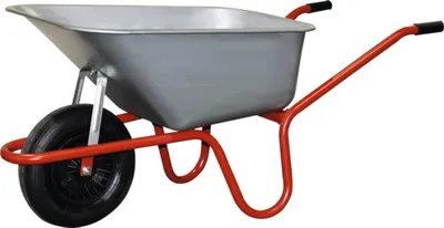 Produktbild von CAPITO Gartenschubkarre GARTEN 120 Liter Tiefmulde, Lufträder mit Rillenprofil und Kunststofffelgen inkl. Kunststoffgrif