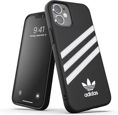 Image de Adidas 3-Stripes coque de protection pour téléphones portables 13,7 cm (5.4") Housse Noir, Blanc