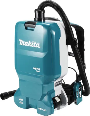 Zdjęcie produktu dla Akumulatorowy odkurzacz plecakowy Makita DVC 665 ZU 36 V ( 2x 18 V ) Brushless Solo - bez akumulatora, bez ładowarki