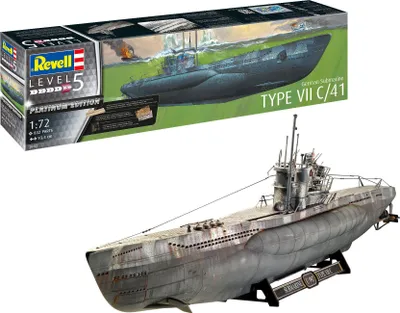 Produktbild von Revell German Submarine Type VII C/41 1:72