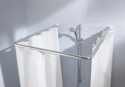 Produktbild von Duschstange Deckenhalterung Universalstange Rundstange Kleine Wolke